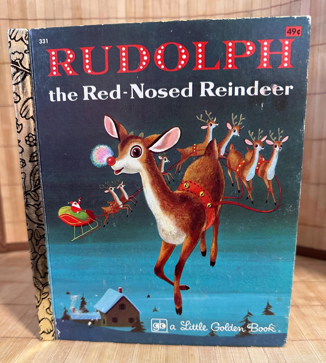 Rudolph the Red-nosed Reindeer - Little Golden Book - Etsy