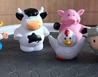 Replacement Animals Tomy John Deere Farm Animals = Fisher Price