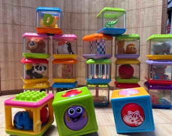 Fisher Price Interactive Blocks - = Peek a Boo Blocks
