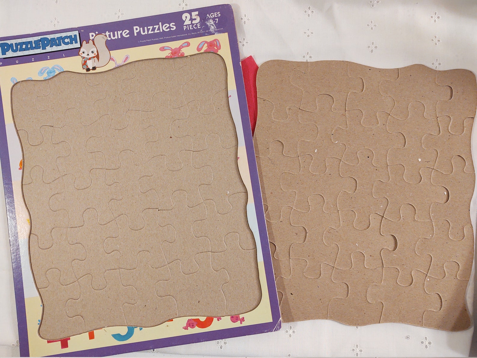 Puzzle Patch Puzzles One Preschool Puzzle 4 Piece and One Etsy