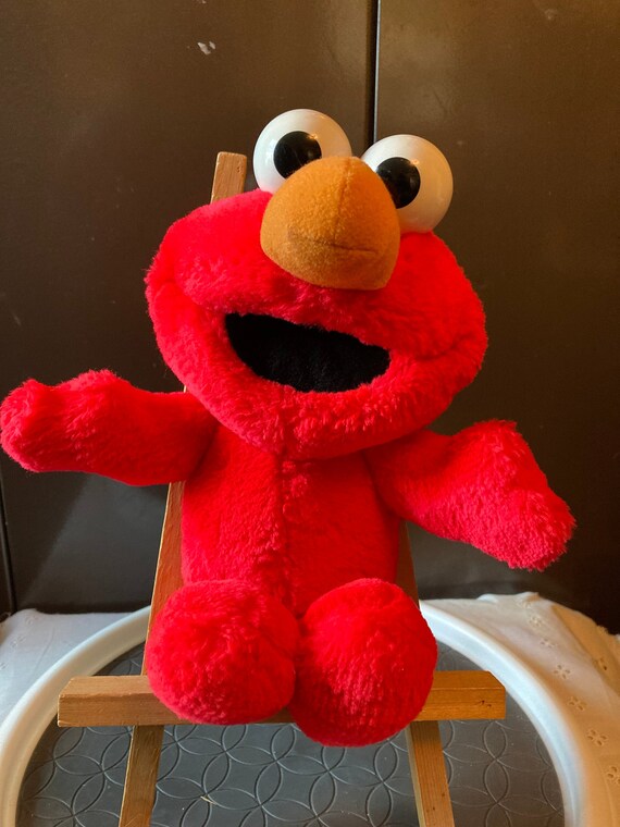 Vintage Tickle Me Elmo Stuffed Doll Toy Animal 1996 90s Toys Etsy