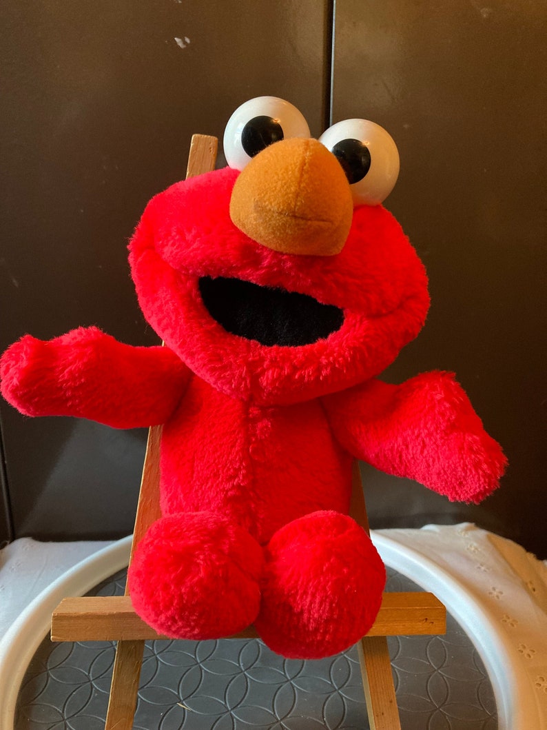 Vintage Tickle Me Elmo Stuffed Doll Toy Animal 1996 90s Toys Etsy