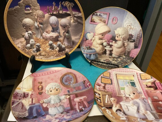 1994 Precious Moments Collector’s Plates right From the Hamilton Collection - 1994 Vintage Collector Plates