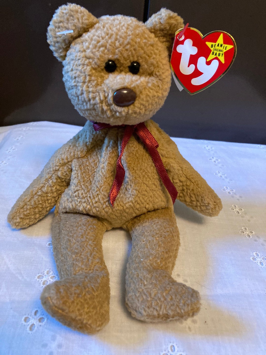 TY Curly Beanie Baby 1996 - Etsy