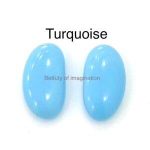 1 pair beans drop Gemstone Turquoise Loose Gemstone smooth drop 23X12mm AAA Grade free drilling available