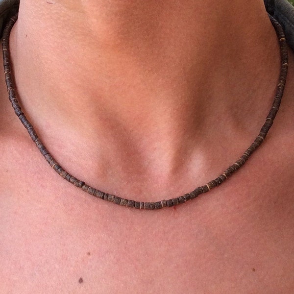 Men's surfer necklace/ minimalist necklace for men/ discreet necklace for men/ men's surf necklace/ men's surfstyle necklace