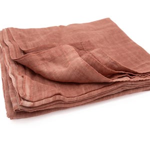 Hand-Dyed Cotton Scarf: Rustic Stonewashed Boho Wrap, Hand-Stitched