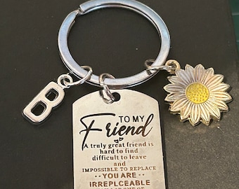 Personalised Friend keyring