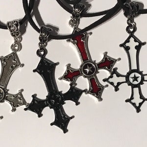 Upside down cross - necklace – forbidden alchemy