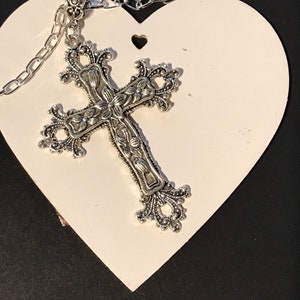 XL Cruz collar Crucifijo Jesús ocultismo gótico