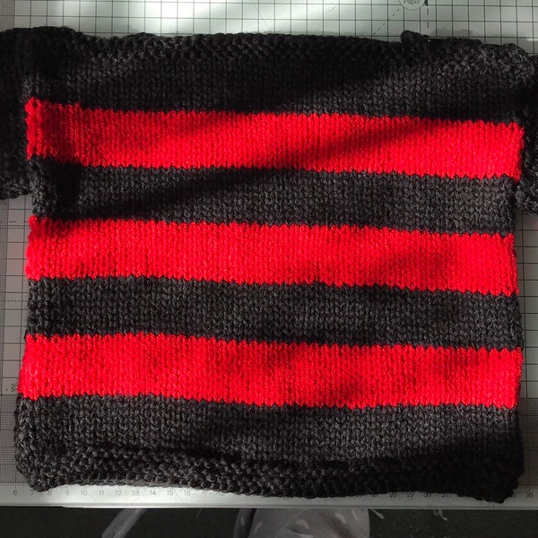 Babies striped sweater gothic punk emo kurt cobain dennis the menace freddie 6mths