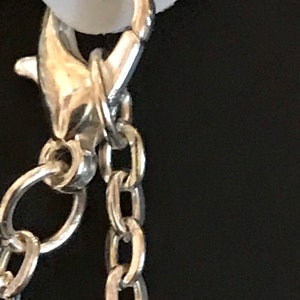 May include: Silver chain with a lobster clasp closure.