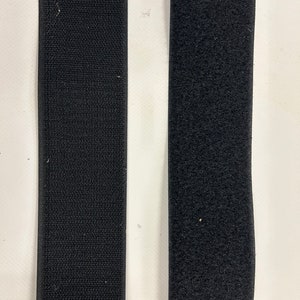 Kardborreband 50 mm svart, säljs metervara
