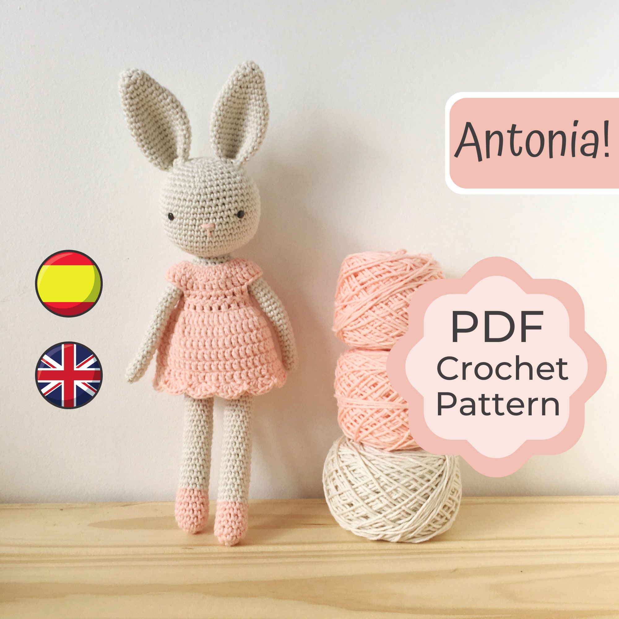 Bunzo Bunny Crochet Pattern DIGITAL PATTERN ONLY 