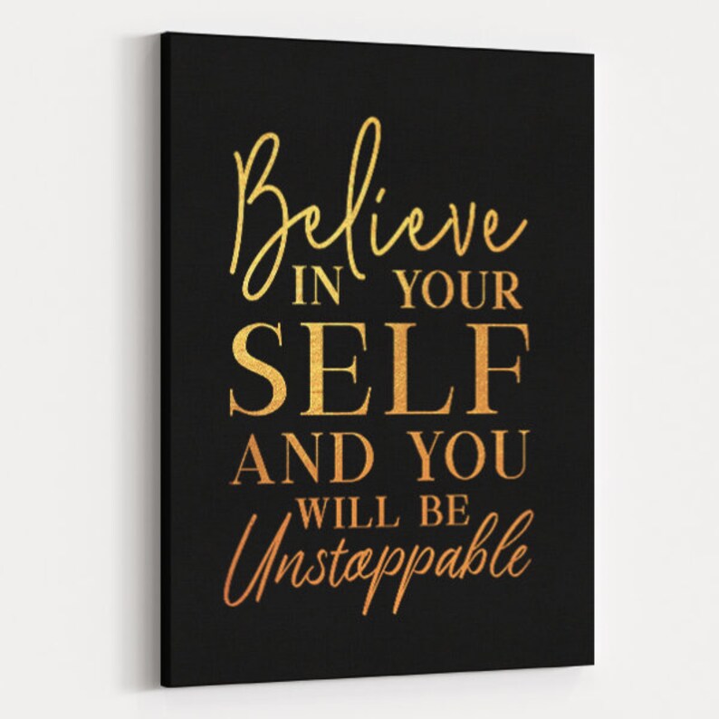 3 Pieces Canvas Wall Art, Affirm Wall Art, Motivational Canvas Art