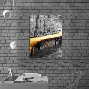Canvas Glass Wall Art Print Picture ANY SIZE Modern Architecture Texture p69040 