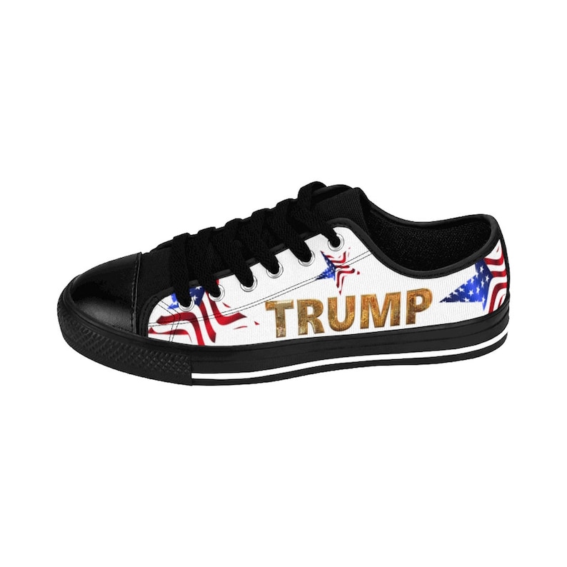 Trump Sneakers Womens MAGA Tennis Shoes Trump 2020 Shoes Etsy