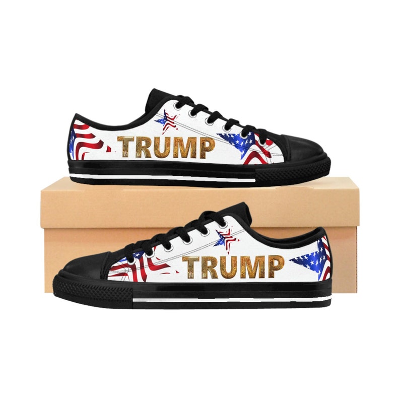 Trump Sneakers Mens Maga Tennis Shoes Trump 2024 Shoes Maga Etsy