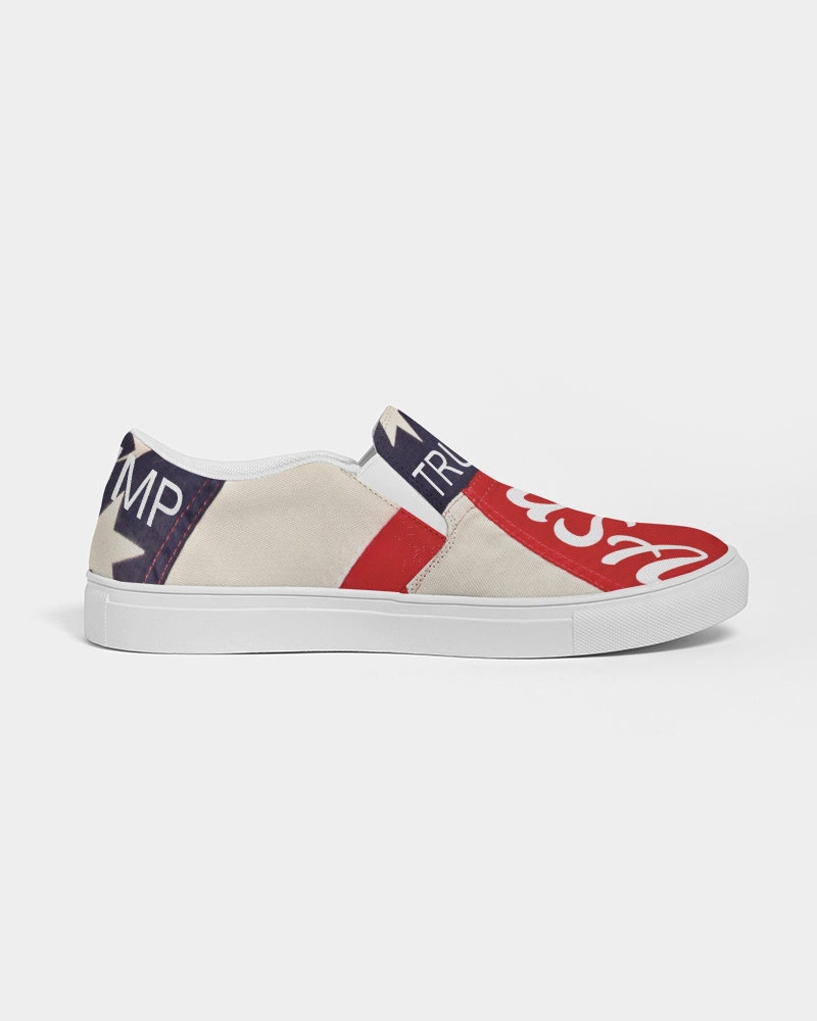 Patriotic Mens Shoes Slip-on Canvas