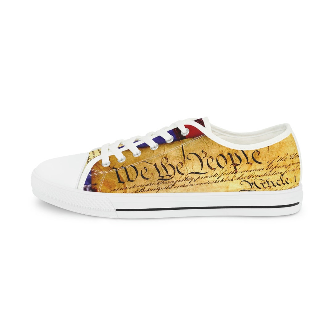 Constitution Sneakers Mens We the People Shoes USA Constitution Tennis ...