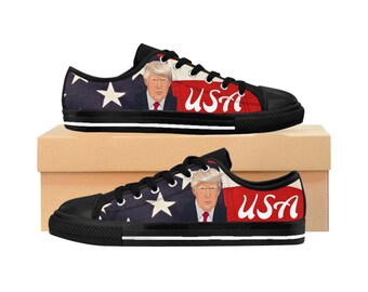 Trump Sneakers President Trump Tennis Shoes Womens Trump