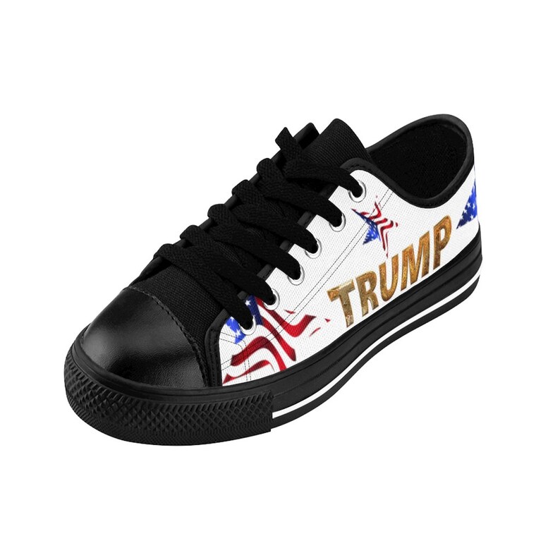 Trump Sneakers Womens MAGA Tennis Shoes Trump 2020 Shoes Etsy
