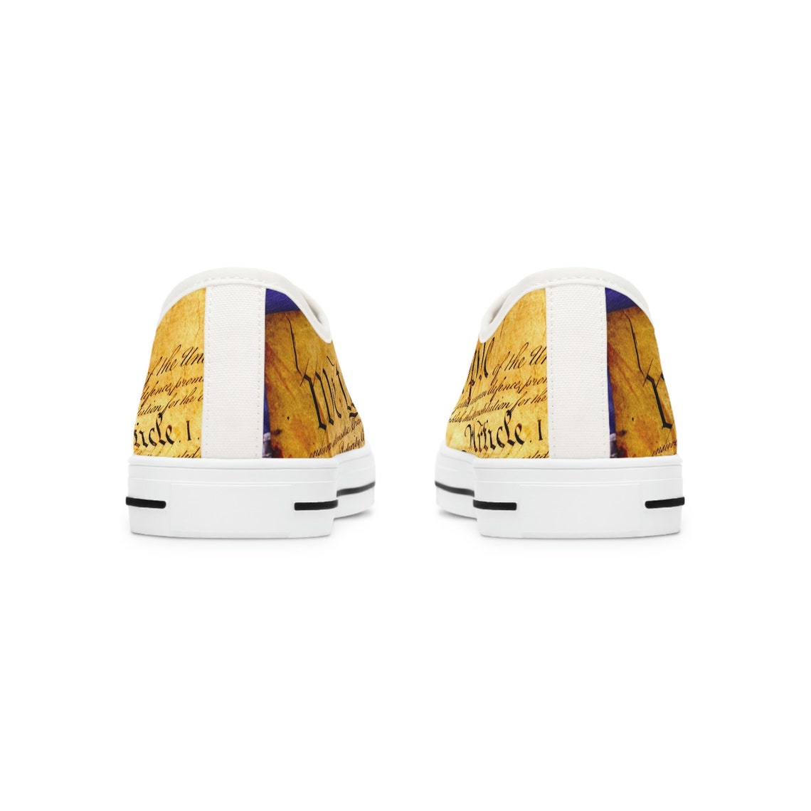 Constitution Sneakers We the People Shoes Patriotic Sneakers Patriot ...