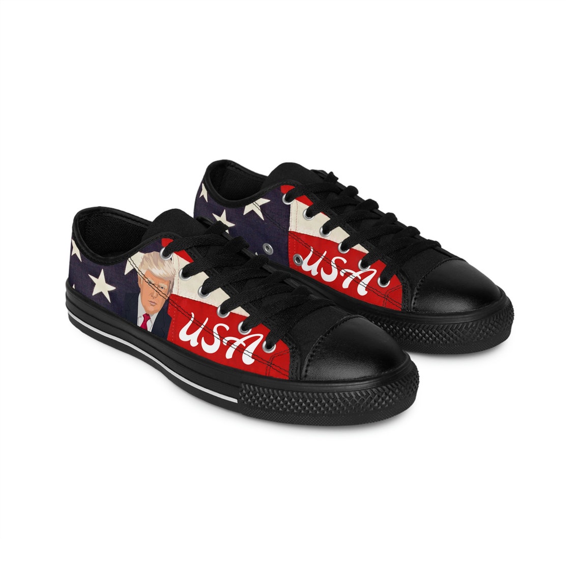 Trump Sneakers President Trump Tennis Shoes Womens Trump Sneakers Maga
