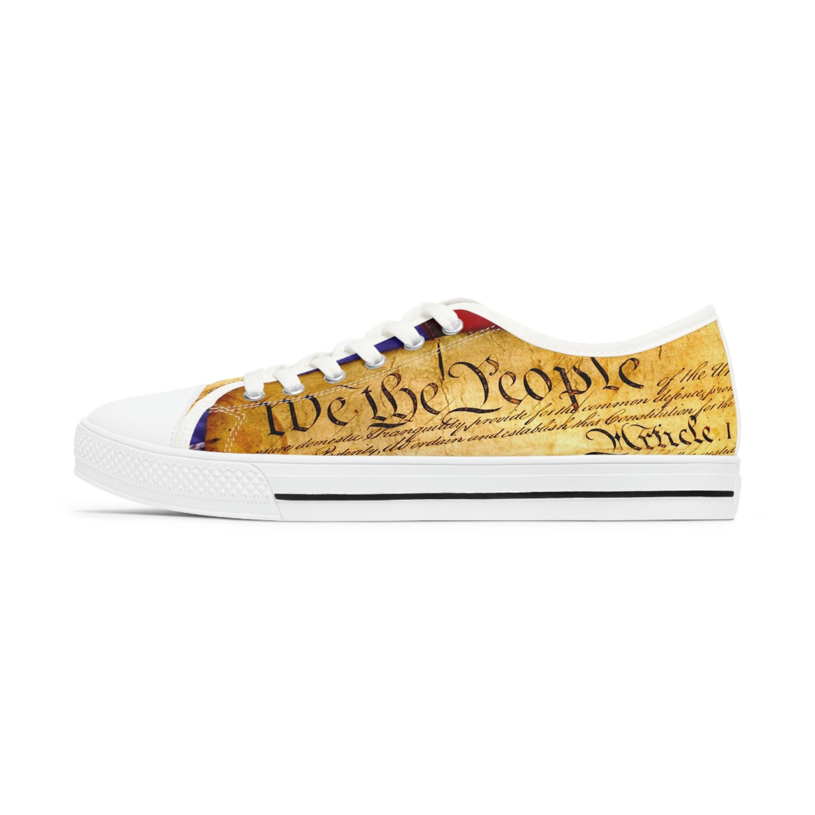 Constitution Sneakers We the People Shoes Patriotic Sneakers Patriot ...