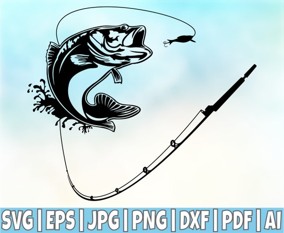 Download Free Bass Fishing Svg Fishing Svg Fisherman Svg Fishing Pole Svg Etsy SVG Cut Files