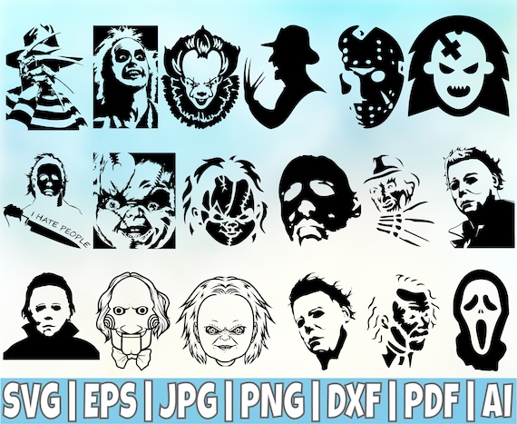 Free Free 282 Horror Characters Friends Svg SVG PNG EPS DXF File