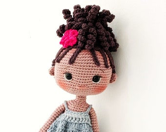 Crochet Lily Doll Pattern, Amigurumi Doll (PDF)