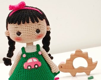 Coco Crochet Doll Pattern: Amigurumi Girl (PDF Pattern) Englische Anleitung