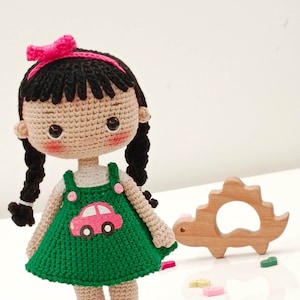 Coco Crochet Doll Pattern: Amigurumi Girl (PDF Pattern) English tutorial