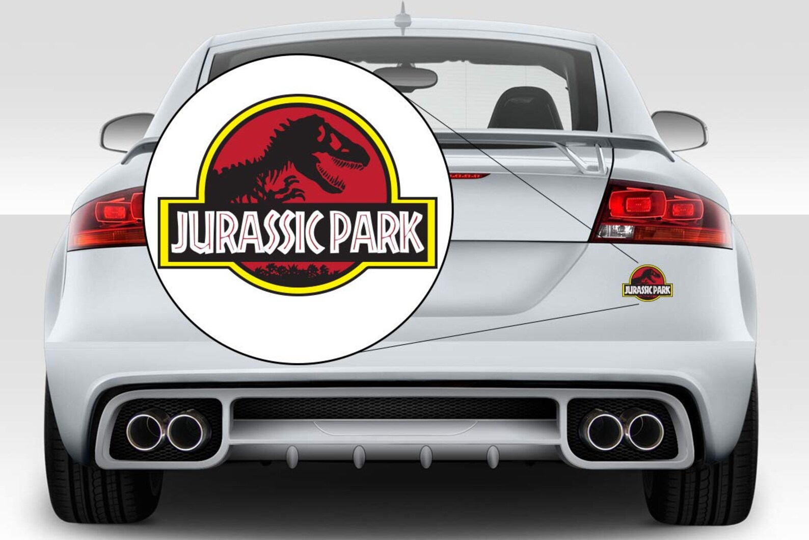 Jurassic Park Decal Sticker Vinyl Jeep Safari Dinosaur Etsy