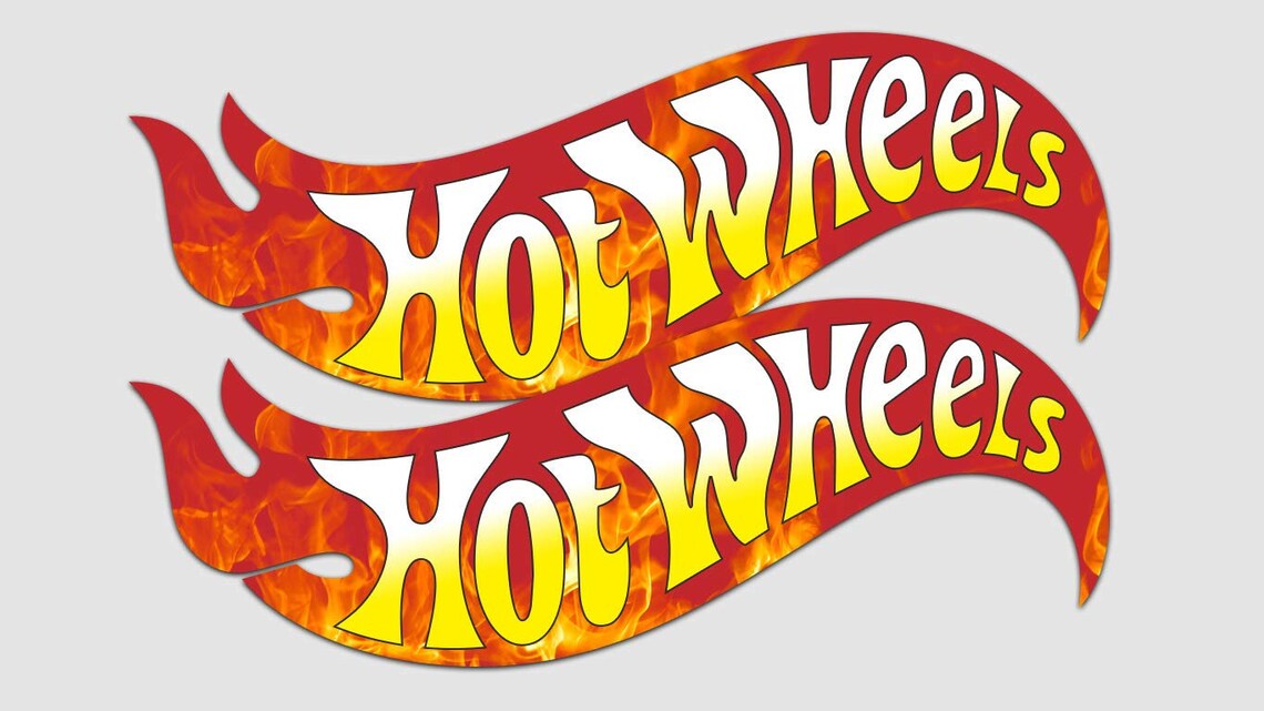 Hot Wheels Decal Sticker Vinyl Set of 2 Car Racing Lovers | Etsy