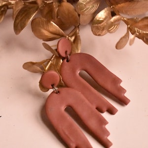Rust Collection - Handmade Polymer Clay Earrings