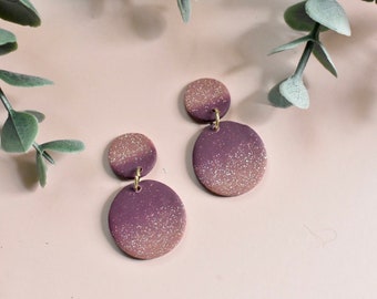 Ombré Dangle Collection - Handmade Polymer Clay Earrings