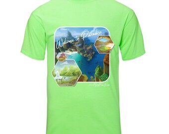 T-Shirt - Welcome to Paradise Green