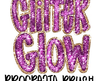 Glitzer leuchten Faux Glitter Procreate Pinsel, Glitter Texturpinsel für Procreate, funkelnder Kunstpinsel, sofortiger Download, iPad Art, glänzender Pinsel
