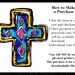 DTF Transfer Cross Printable PNG Stained Glass Cross - Etsy