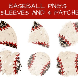 May include: Six digital clipart images of baseballs with a leopard print design and red stitching.  The images are in PNG format and are perfect for crafting projects.