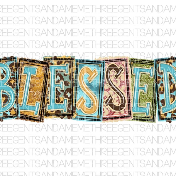 Blessed Fall Instant Digital Download Fall PNG, Hand Drawn T-Shirt Design, Sublimation PNG for Autumn, Thanksgiving, Faith, Cheetah Print
