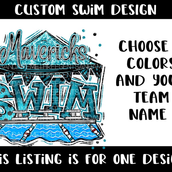 Custom Swim Design, Swim Mom png, Sublimation Design, Swimming Shirt Design, School Spirit PNG, Sports Design, Tumbler Design