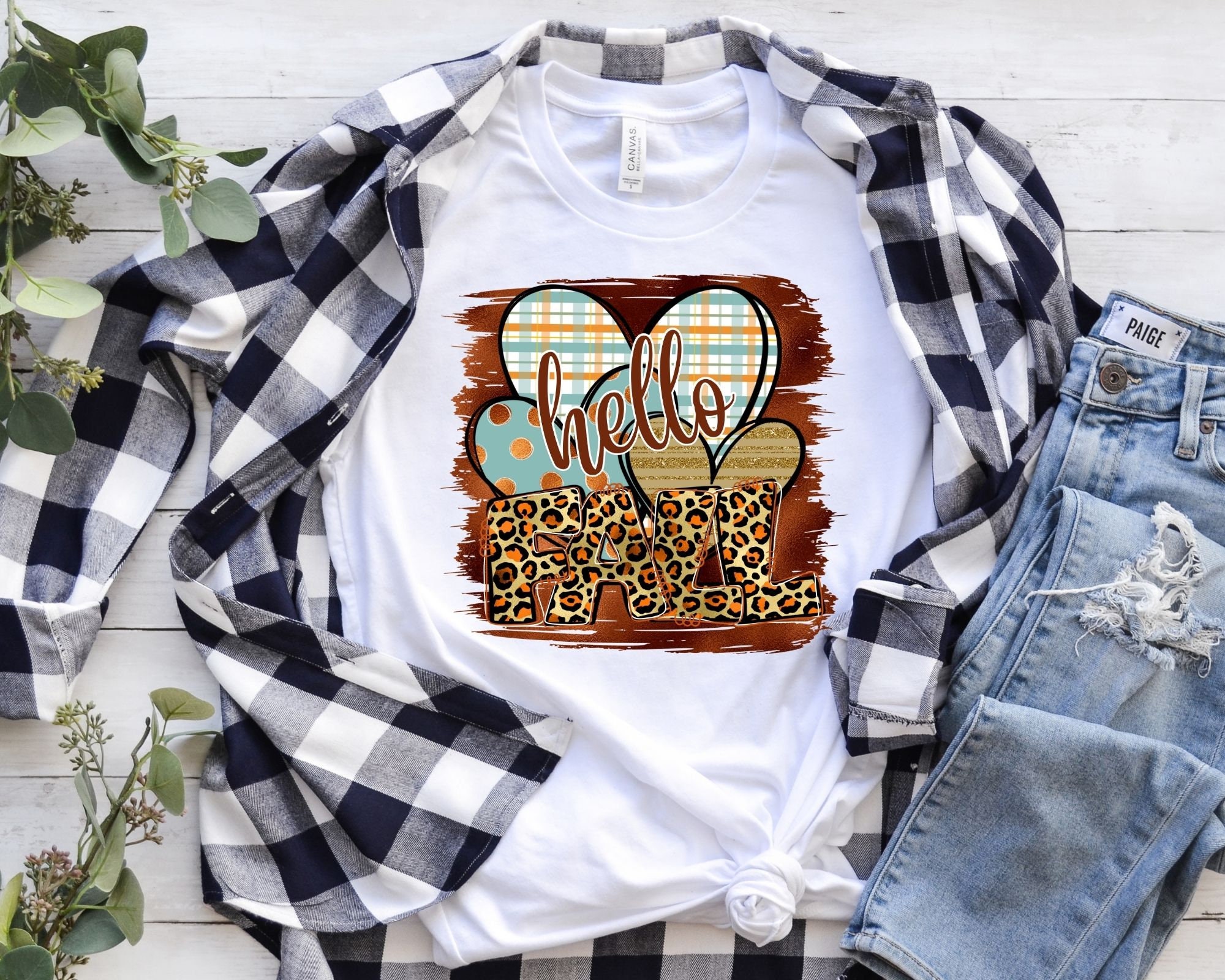 Hello Fall PNG Instant Digital Download File for Sublimation | Etsy