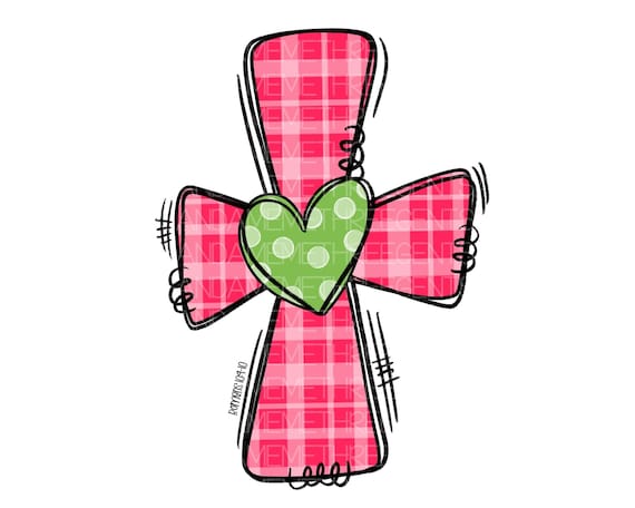 Cross PNG File Christian Transfer Printable Instant Digital | Etsy