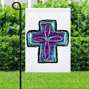 DTF-överföringskors utskrivbart PNG, handritat kors, kristen sublimering, religiöst kors, värmeöverföring PNG, designelement för skjortor bild 6