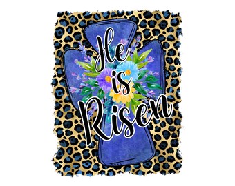 He is Risen png, Easter png, Christian png, Distressed Cross png, Easter Shirt png, Jesus Easter Sign, Watercolor Easter png, Cross png
