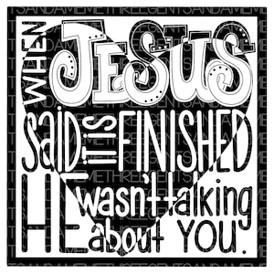 Inspirational Jesus Quotes, PNG File, Christian Printable, Instant Digital Download, Hand Drawn Design, Religious, Heart, Spiritual, Verses