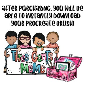 Messy Paint Procreate Pinsel, Digital Art Brush, Lettering Brush für Procreate, Instant Download, Kritzeln Procreate Pinsel Bild 3